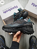 Зимові Чоловічі Кросівки Reebok Zig Kinetica 2 Edge Teal Black / Рибок Зіг Кінетика 2 Едж Бірюзові з Чорним, фото 6