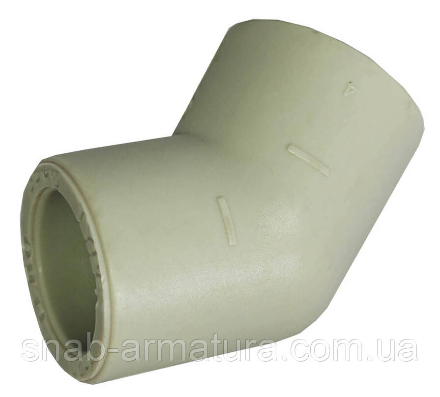 Колено ППР Ду110х45°
