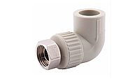 Коліно ППР Ду 25х3/4" з гайкою.