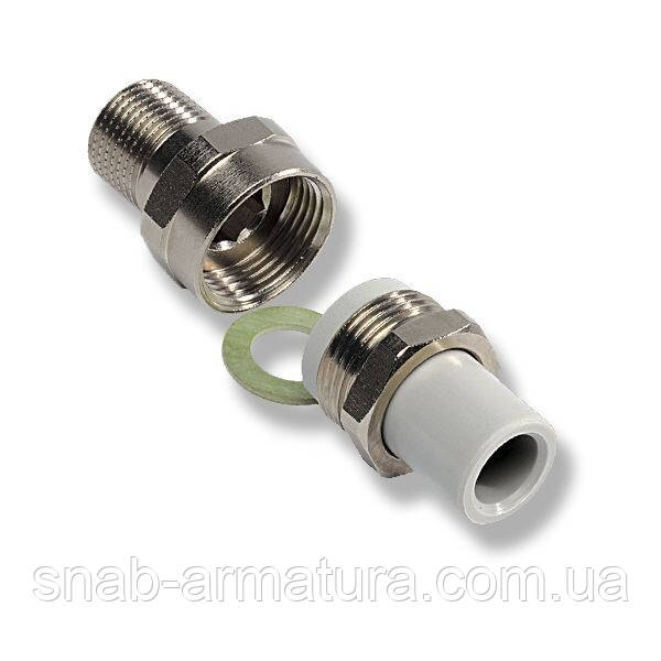 Американка ППР Ду 25х3/4" зовнішня різьба Ekoplastik