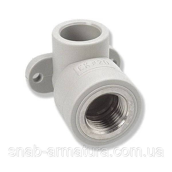 Коліно ППР Ду 16х1/2" внутрішня різьба настінне Ekoplastik