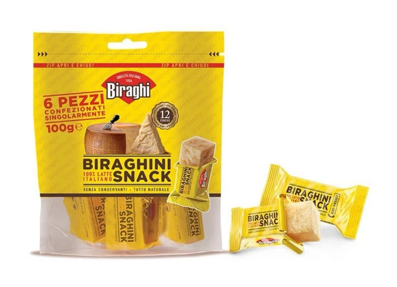 Сир снеки Gran Biraghi Biraghini Snack (6шт) 100гр