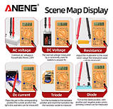 ANENG DT830B Професійний цифровий мультиметр тестер напруги постійного струму, фото 10