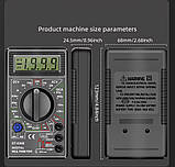ANENG DT830B Професійний цифровий мультиметр тестер напруги постійного струму, фото 3