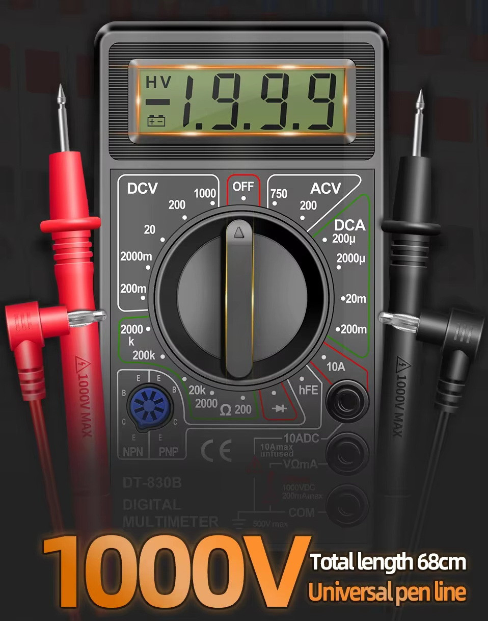 ANENG DT830B Професійний цифровий мультиметр тестер напруги постійного струму
