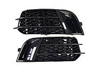 Решітки в бампер Full Black ( в стилі RS1 ) на AUDI A1 8X 2010-2014 року