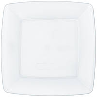 Тарілка квадратна 180мм*180мм прозора (колекція АЙС)