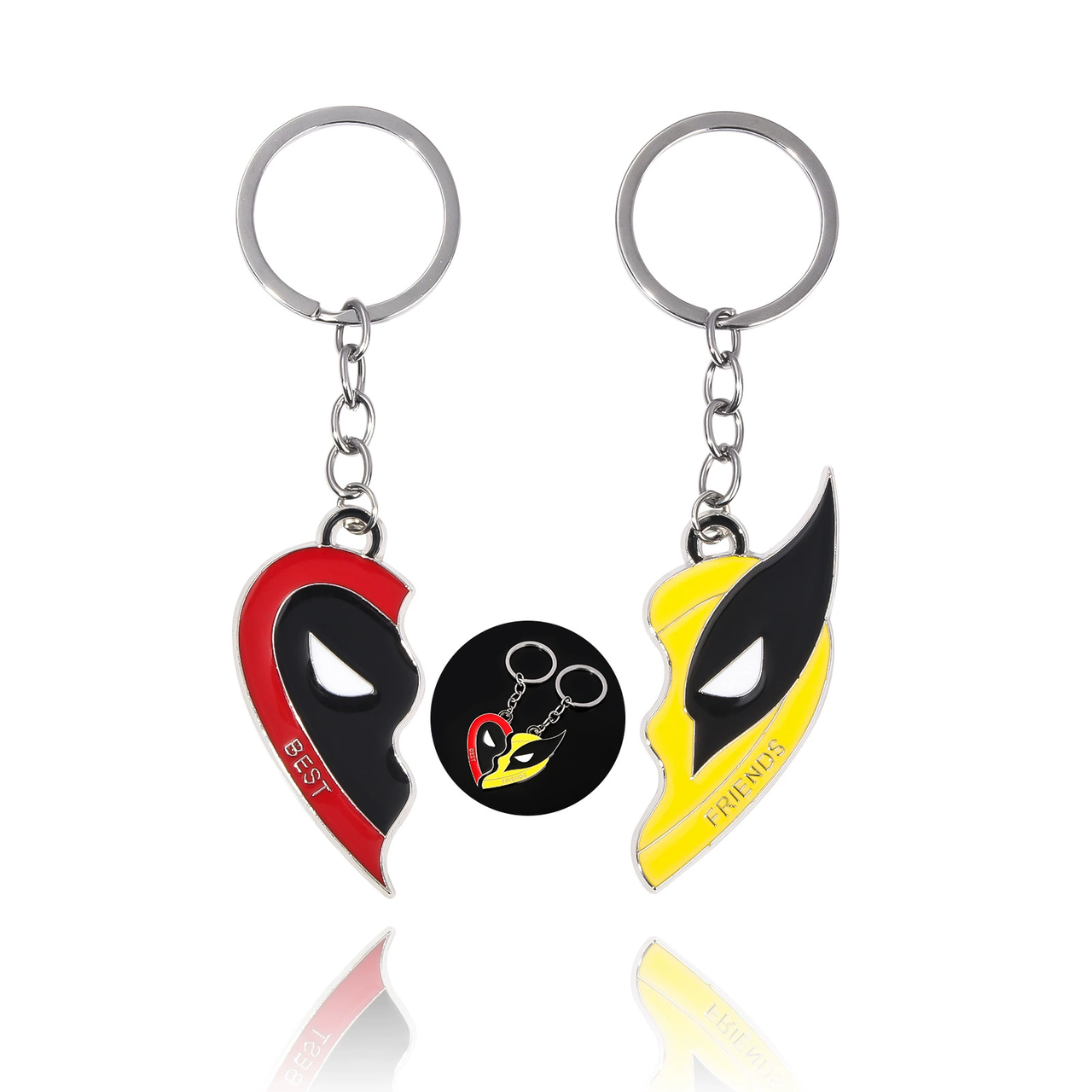 Брелок Дедпул і Росомаха Deadpool & Wolverine парний 10 см, фото 1