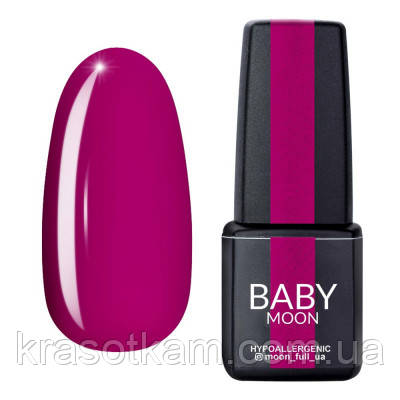 Гель-лак BABY Moon Lilac Train No001 глибокий рожевий, 6 мл.