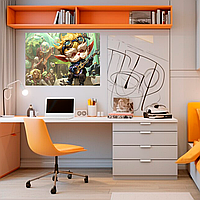 Плакат-постер на стіну з оригінальним принтом аніме-мультсеріалу Arcane Аркейн «Heimerdinger Хеймердингер»