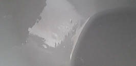 Акрилова ванна Atlantis C-3140 (176x75x75 см) з переливом, ноги – золото (Уцінка), фото 3