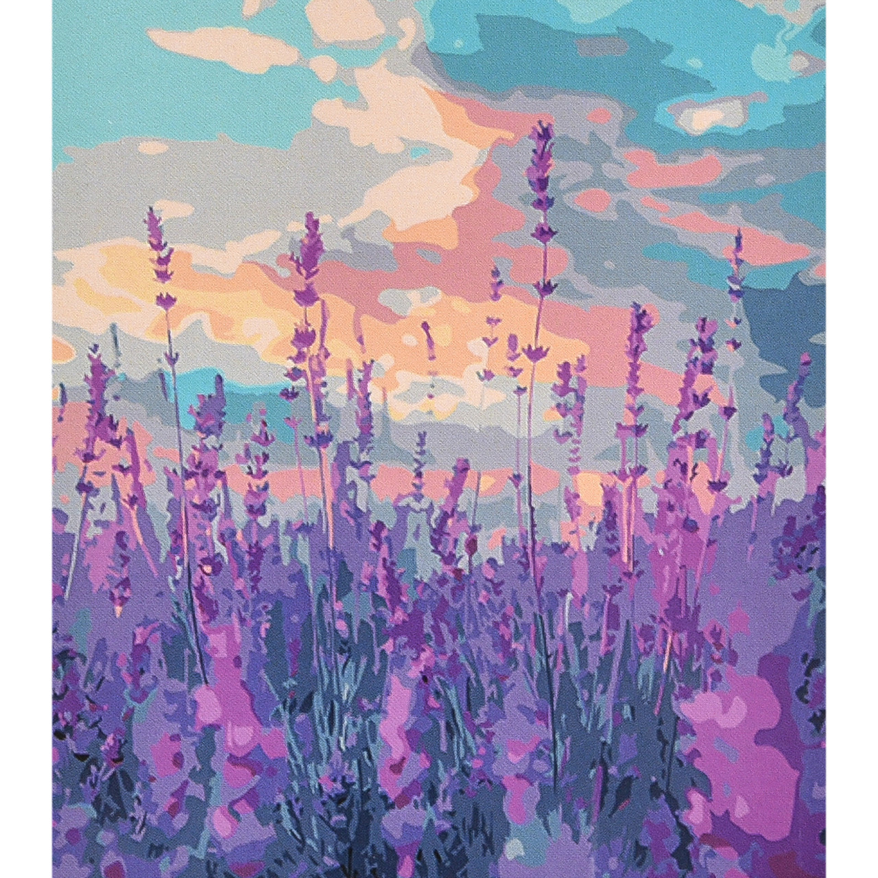 Картина за номерами Лавандове небо 40х50 см Strateg (VA-4642), фото 1