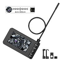 Ендоскоп сантехнічний з дисплеєм 4.3" INSKAM IN129-10, 5.5 мм діаметр, з записом 1080P, 10 метрів