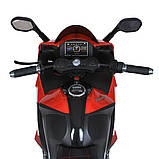 Дитячий електро мотоцикл двоколісний на акумуляторі Ducati M 6013 для дітей 3-8 років Червоний, фото 4