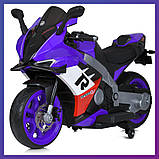 Дитячий електро мотоцикл двоколісний на акумуляторі Ducati M 6013 для дітей 3-8 років Фіолетовий, фото 2