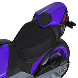 Дитячий електро мотоцикл двоколісний на акумуляторі Ducati M 6013 для дітей 3-8 років Фіолетовий, фото 6