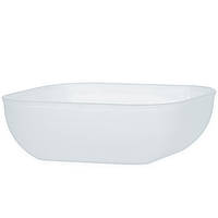 Салатниця 2 л пластикова харчова Гемопласт, прозора (колекція АЙС)