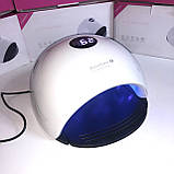 Гібридна світлодіодна UV/LED лампа Sun RAINBOW 9 48 вт (Сан ван ) з пам'яттю і зупинкою таймерів ., фото 7