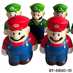 Сквиши SQUISHY сквіш "Маріо" 12*9,5см  силікон (уп.12)  Сквиш Антистрес іграшка ароматна велика