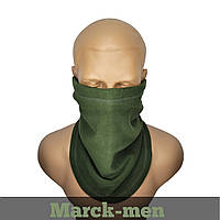 Бафф анатомічний подовжений із флісу. Шарф-труба, баф тактичний подовжений, теплий бафф, тактичний бафф