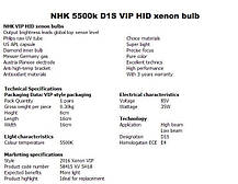 Лампа ксенон D1S 5500K NHK VIP Перевод (колби Philips UV) / D1S 5500K NHK VIP переклад (hilips raw UV tube), фото 6