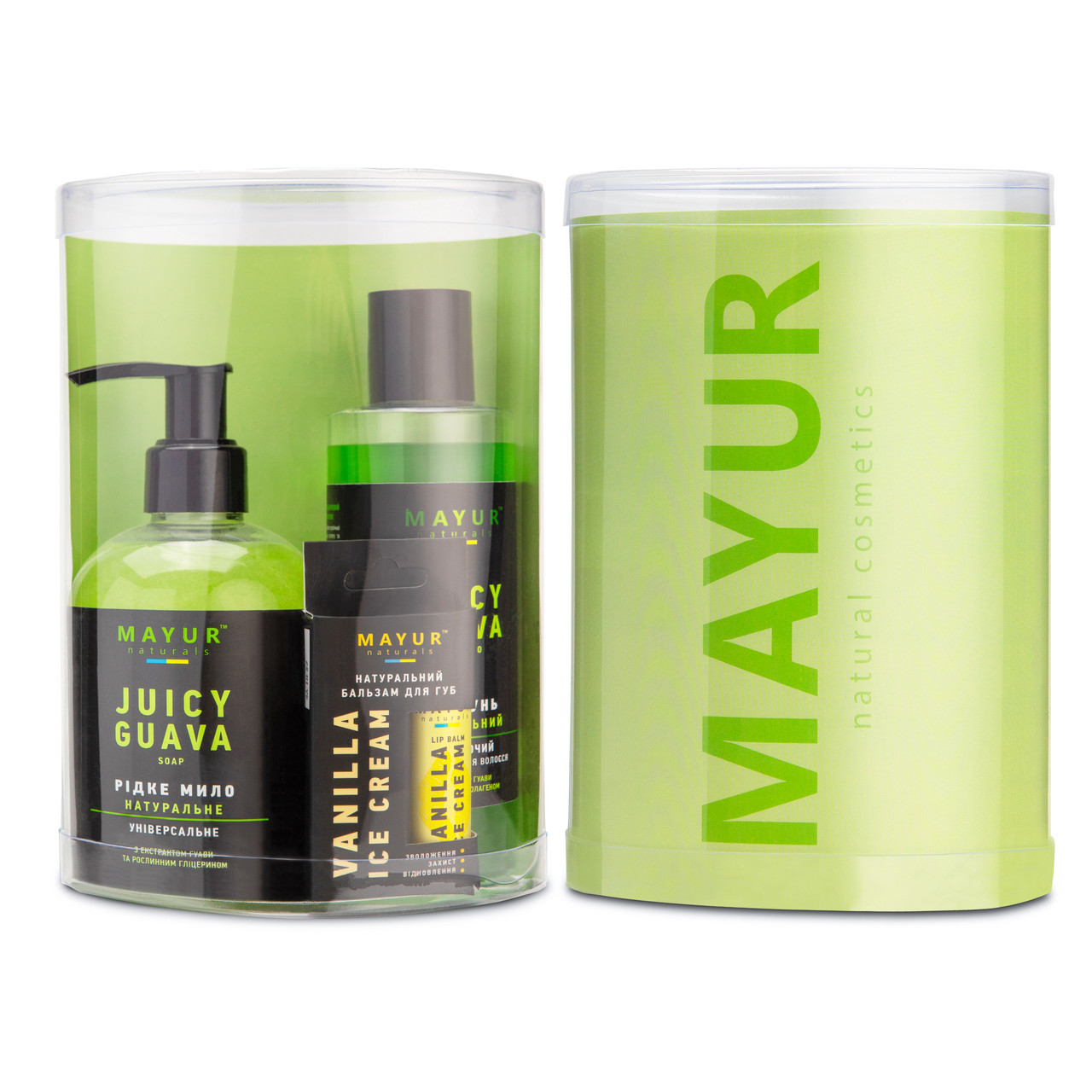 Подарунковий набір для волосся та тіла "Соковита гуава", ТМ "Mayur" 5.11