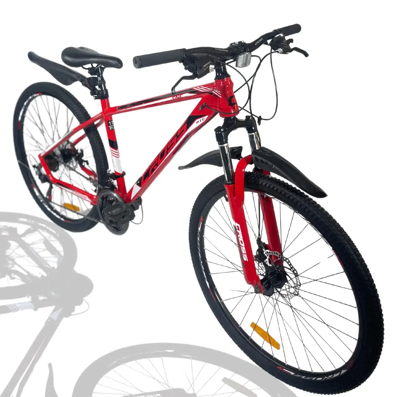 Велосипед Cross 26" Kron 2025 Рама-17" black-red