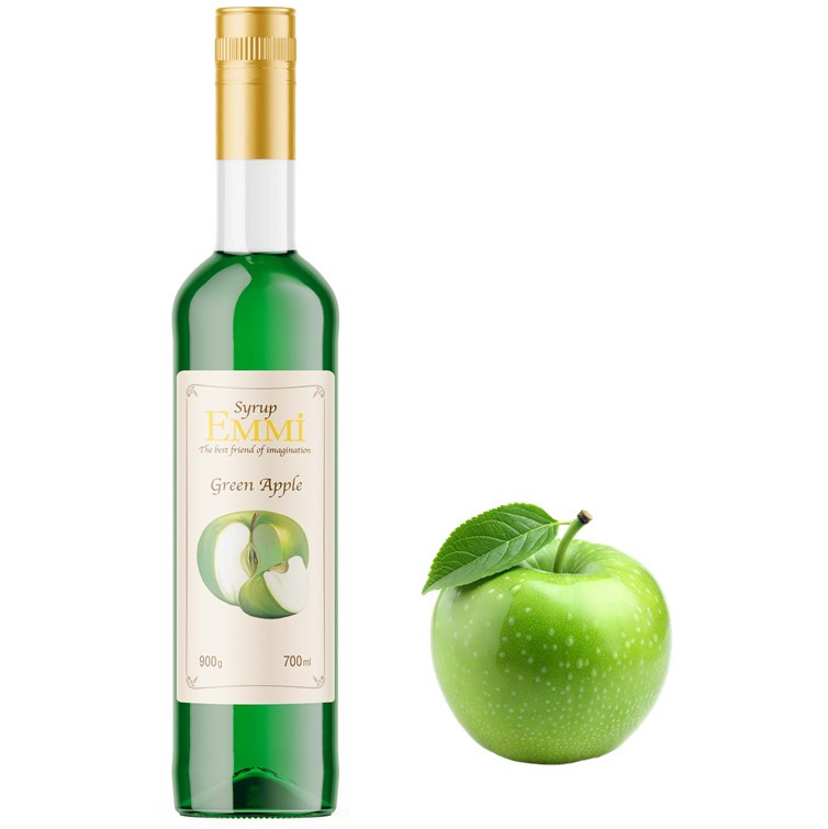 Яблуко зелене сироп "Emmi" 0,7л 900гр
