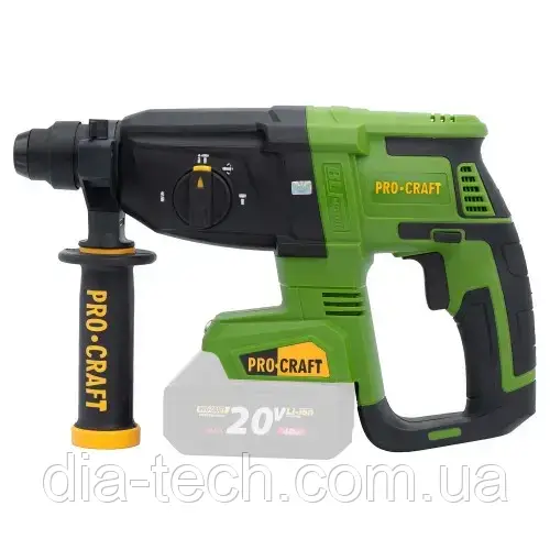 Акумуляторний перфоратор Procraft PHA40 Кейс (без АКБ та ЗП), фото 1