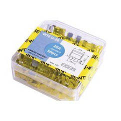 Запобіжники (плоский євро) 20 А) (50 шт.) WTE