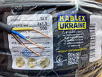 Кабель, провід гумовий КГ т 3х1.5 мідний гнучкий круглий, зварювальний Одеса Каблекс