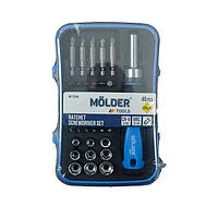 Викрутка + насадки 45в1 "Molder" (МТ32345) Реверсійний пластиковий бокс