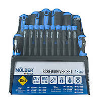 Набір викруток 18од. "Molder" МТ32218
