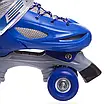 Дитячі ролики розсувні з гальмом Роликові ковзани в сумці Квади для дітей ремінь бакля шнурівка 31-34 PVC, фото 6