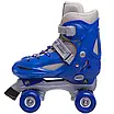 Дитячі ролики розсувні з гальмом Роликові ковзани в сумці Квади для дітей ремінь бакля шнурівка 31-34 PVC, фото 4