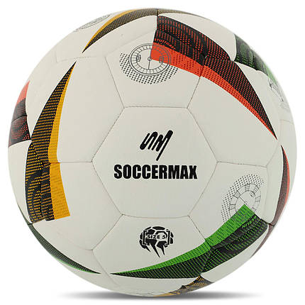 М'яч футбольний HYBRID SOCCERMAX FB-7992 No5 PU кольору в асортименті, фото 1