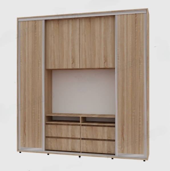 Шафа-купе ТВ-9 Алекса розсувна шафа 2 двері з полицею під тв купити в Одесі, Україні, фото 1