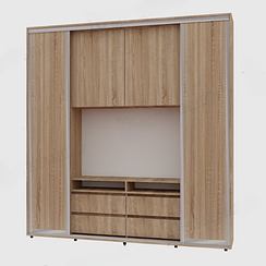 Шафа-купе ТВ-9 Алекса розсувна шафа 2 двері з полицею під тв купити в Одесі, Україні