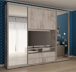 Шафа-купе ТВ-8 Алекса розсувна шафа 2 двері з нишею під тв купити в Одесі, Україні