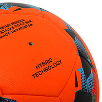 М'яч футбольний HYBRID TECNOLOGY SHINE SOCCER STAR SHARE FB-6046 No5 PU, фото 5