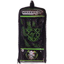 Рукавиці воротарські професійні із захистом пальців SOCCERMAX GK-017 розмір 7-11 зелений-чорний, фото 6