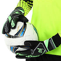 Рукавиці воротарські професійні із захистом пальців SOCCERMAX GK-4316 розмір 7-11 кольору в асортименті, фото 6