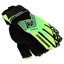 Рукавиці воротарські професійні із захистом пальців SOCCERMAX GK-4317 розмір 7-11 кольору в асортименті, фото 4