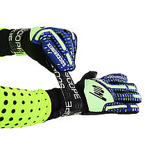 Рукавиці воротарські професійні із захистом пальців SOCCERMAX GK-4321 розмір 7-11 кольору в асортименті, фото 5