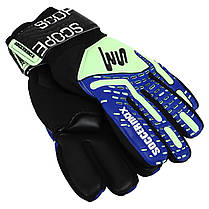 Рукавиці воротарські професійні із захистом пальців SOCCERMAX GK-4321 розмір 7-11 кольору в асортименті, фото 6