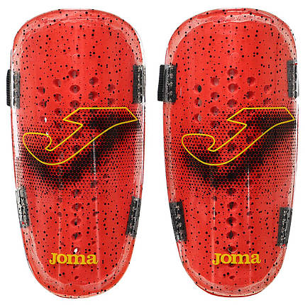 Щитки футбольні Joma ATTACK 401161-609 L червоний-жовтий, фото 1