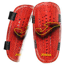 Щитки футбольні Joma ATTACK 401161-609 L червоний-жовтий, фото 3