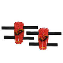 Щитки футбольні Joma ATTACK 401161-609 L червоний-жовтий, фото 6