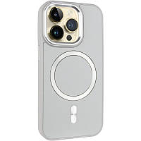 Шкіряний чохол SnapCase with MagSafe для Apple iPhone 14 Pro (6.1") Grey