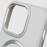 Шкіряний чохол SnapCase with MagSafe для Apple iPhone 15 Pro (6.1") Grey, фото 7